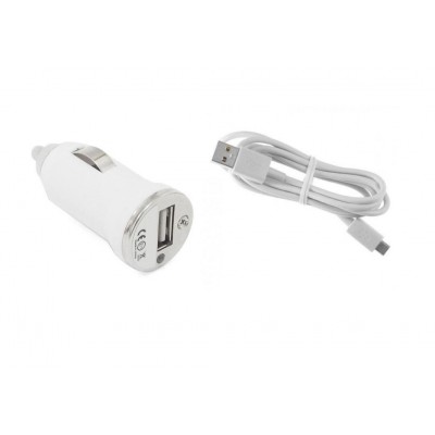 Car Charger For Iball Slide Wq32 With Usb Cable - Maxbhi Com