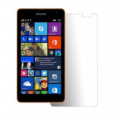 Screen Guard For Microsoft Lumia 535 Ultra Clear Lcd Protector Film - Maxbhi Com