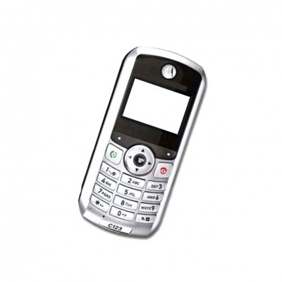 Full Body Housing For Motorola C123 Silver - Maxbhi Com