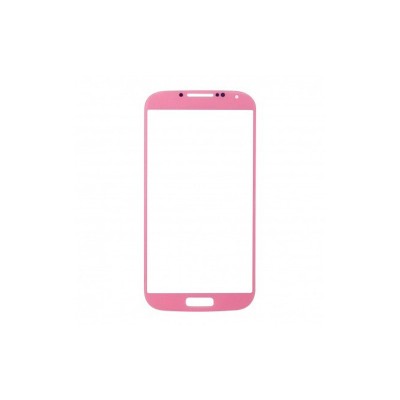 Replacement Front Glass For Samsung Galaxy S4 Mini Duos Pink By - Maxbhi Com