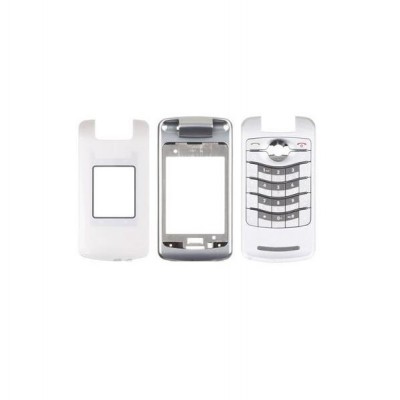 Full Body Housing For Blackberry Pearl Flip 8230 Silver - Maxbhi Com