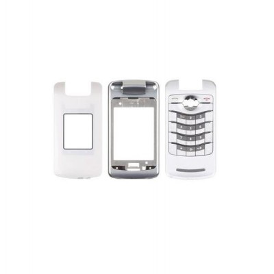 Full Body Housing For Blackberry Pearl Flip 8230 White - Maxbhi Com