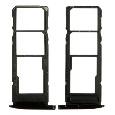 Sim Card Holder Tray For Motorola Moto G7 Plus Black - Maxbhi Com