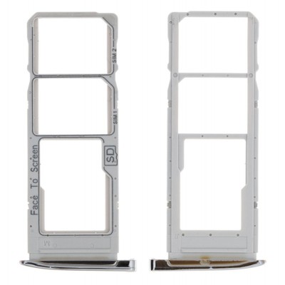 Sim Card Holder Tray For Motorola Moto G7 Plus White - Maxbhi Com
