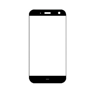 Replacement Front Glass For Palm Palm Black By - Maxbhi Com