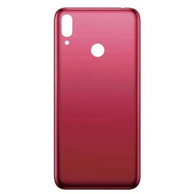 Back Panel Cover For Huawei Y7 2019 Red - Maxbhi Com