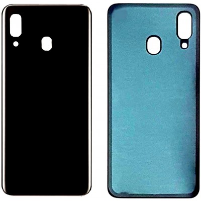 Back Panel Cover For Samsung Galaxy A30 Black - Maxbhi Com