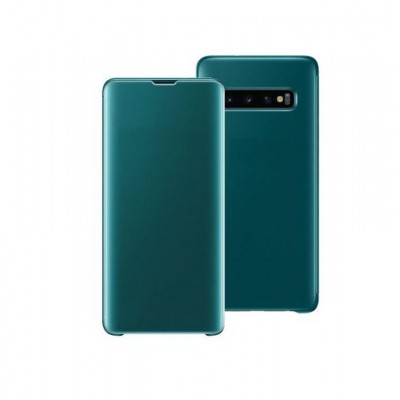 Flip Cover For Samsung Galaxy S10 Green By - Maxbhi Com