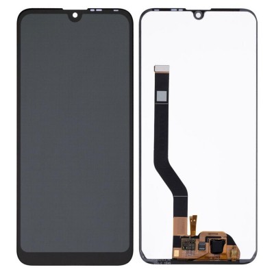 LCD with Touch Screen for Huawei Y7 2019 White