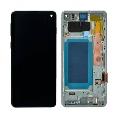 Lcd With Touch Screen For Samsung Galaxy S10 Black By - Maxbhi Com