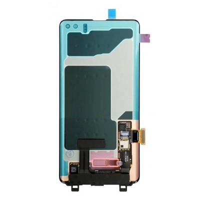 Lcd With Touch Screen For Samsung Galaxy S10 Plus Blue By - Maxbhi Com