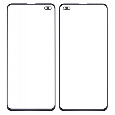 Replacement Front Glass For Samsung Galaxy S10 Plus Black By - Maxbhi Com