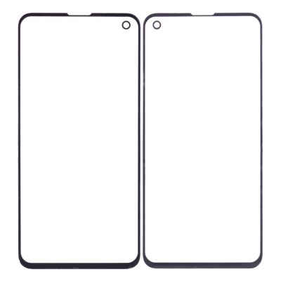 Replacement Front Glass For Samsung Galaxy S10e Black By - Maxbhi Com