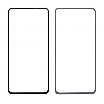 Replacement Front Glass For Vivo X27 Black By - Maxbhi Com
