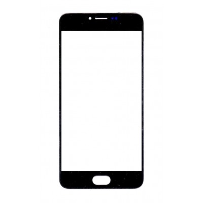 Replacement Front Glass For Meizu M3 Note L681h Black By - Maxbhi Com
