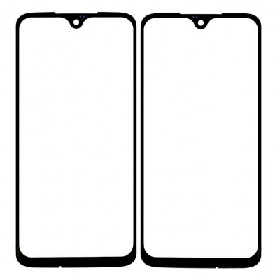Replacement Front Glass For Motorola Moto G7 Plus Black By - Maxbhi Com