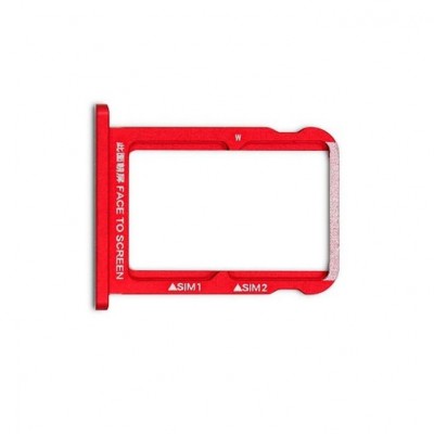 Sim Card Holder Tray For Xiaomi Mi A2 Red - Maxbhi Com