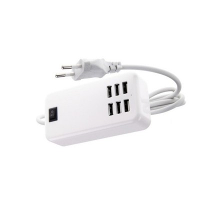 6 Port Multi Usb Highq Fast Charger For Htc Desire 828 Dual Sim - Maxbhi Com