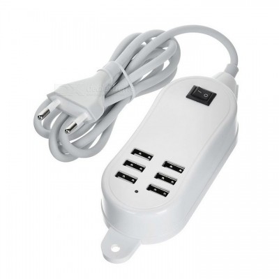 6 Port Multi Usb Highq Fast Charger For Samsung Galaxy J3 2016 - Maxbhi Com