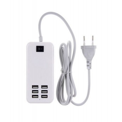 6 Port Multi Usb Highq Fast Charger For Xiaomi Redmi Y1 - Maxbhi Com