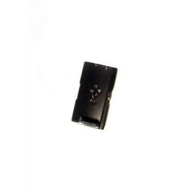Usb Cover V2 For Samsung S3350 Metallic Black - Maxbhi Com
