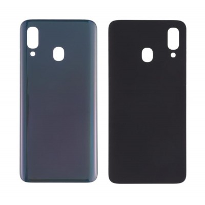 Back Panel Cover For Samsung Galaxy A20 Black - Maxbhi Com