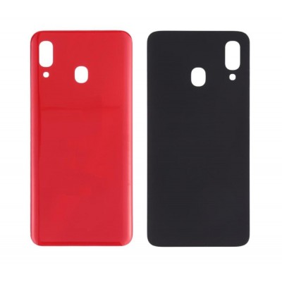 Back Panel Cover For Samsung Galaxy A20 Red - Maxbhi Com