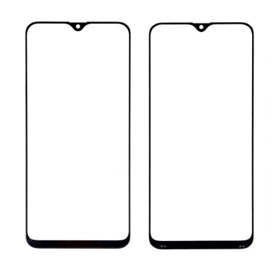 Replacement Front Glass For Samsung Galaxy A20 Black By - Maxbhi Com