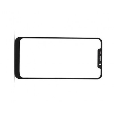 Replacement Front Glass For Oukitel C12 Pro Black By - Maxbhi Com