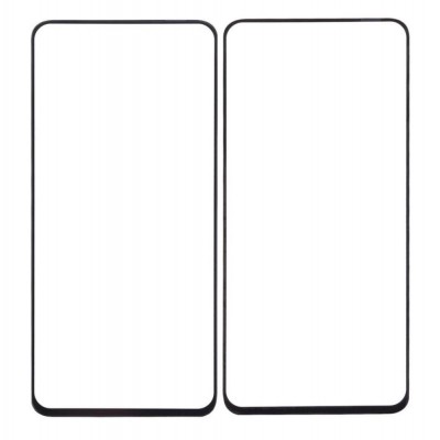 Replacement Front Glass For Oppo Reno Black By - Maxbhi Com
