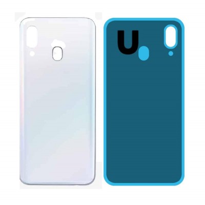 Back Panel Cover For Samsung Galaxy A40 White - Maxbhi Com