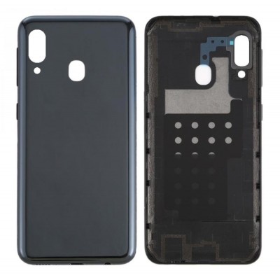 Back Panel Cover For Samsung Galaxy A20e Black - Maxbhi Com