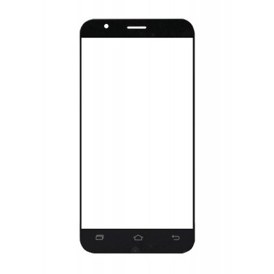 Replacement Front Glass For Mhorse J8 Black By - Maxbhi Com