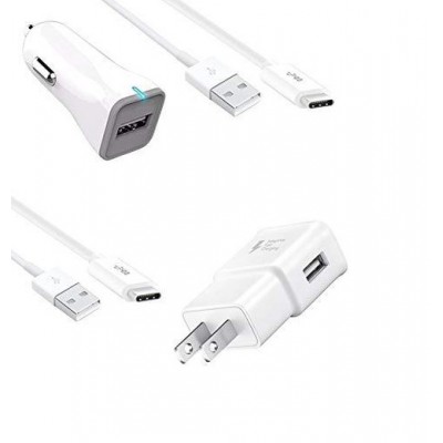 3 In 1 Charging Kit For Kenxinda W5 With Wall Charger Car Charger Usb Data Cable - Maxbhi Com