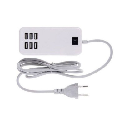 6 Port Multi Usb Highq Fast Charger For Maxwest Gravity 5 Lte - Maxbhi Com