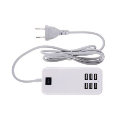 6 Port Multi Usb Highq Fast Charger For Maxwest Gravity 5 Lte - Maxbhi Com