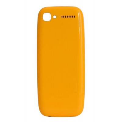 Back Panel Cover For Spice Z203 Yellow - Maxbhi Com