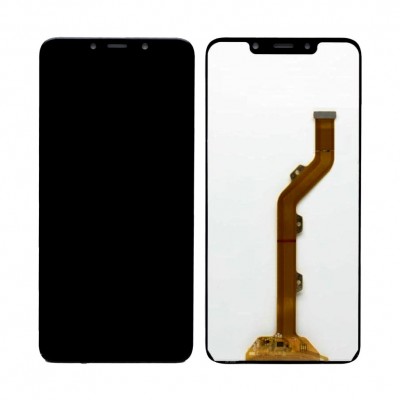 Lcd With Touch Screen For Infinix Hot 7 White By - Maxbhi Com