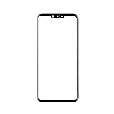 Replacement Front Glass For Lg G8 Thinq Black By - Maxbhi Com