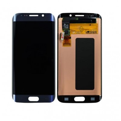 Lcd With Touch Screen For Samsung Galaxy S6 Edge Cdma Blue By - Maxbhi Com