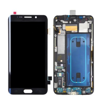 Lcd With Touch Screen For Samsung Galaxy S6 Duos Blue By - Maxbhi Com
