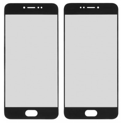 Replacement Front Glass For Meizu Pro 6s Grey By - Maxbhi Com