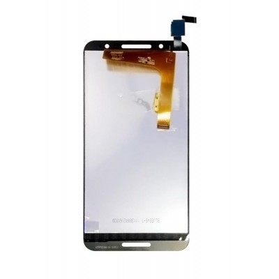 Lcd With Touch Screen For Alcatel A7 Black By - Maxbhi Com