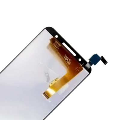 Lcd With Touch Screen For Alcatel A7 Black By - Maxbhi Com