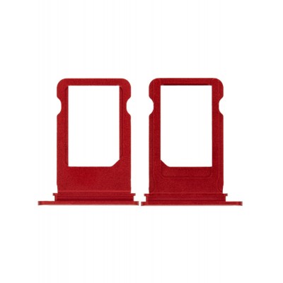 SIM Card Holder Tray for Apple iPhone 7 Plus 256GB - Red