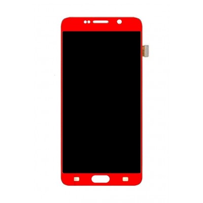 Lcd With Touch Screen For Samsung Galaxy Note 5 Red By - Maxbhi Com