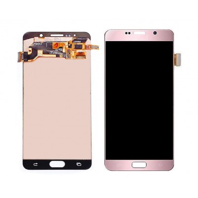 Lcd With Touch Screen For Samsung Galaxy Note 5 Rose Gold By - Maxbhi Com