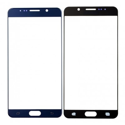 Replacement Front Glass For Samsung Galaxy Note 5 Blue By - Maxbhi Com