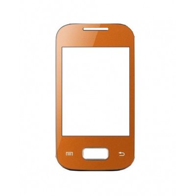 Replacement Front Glass For Samsung Galaxy Pocket Plus Gts5301 Orange By - Maxbhi Com