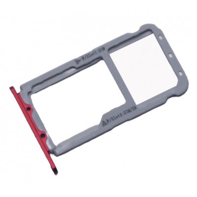 Sim Card Holder Tray For Huawei Honor 8 Pro Red - Maxbhi Com